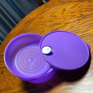 Purple Home Storage Bowl with Lid